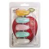 Jogo com 5 cones para pompoarismo, - 20, 32, 45, 57 e 70 gramas