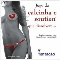 Jogo da Calcinha e Soutien que Dissolvem - Sabor Chocolate